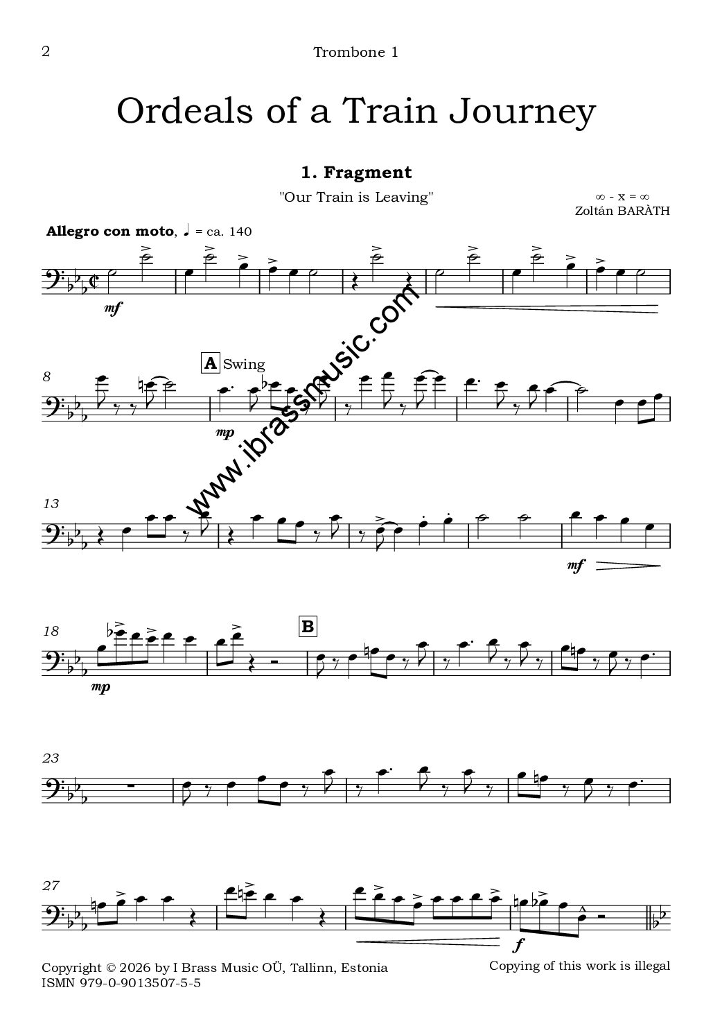 BARÁTH, Zoltán – Ordeals of a Train Journey